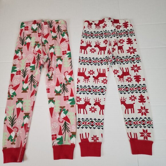 Hanna Andersson sz 100 / 4 pajama pants Christmas gnomes - Picture 2 of 6